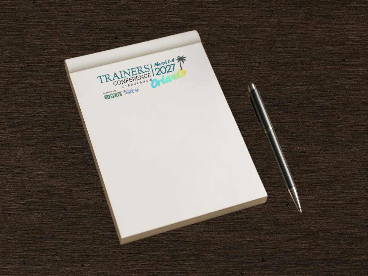 Notepad and Pen for 2027 Trainers Conference and Tradeshow