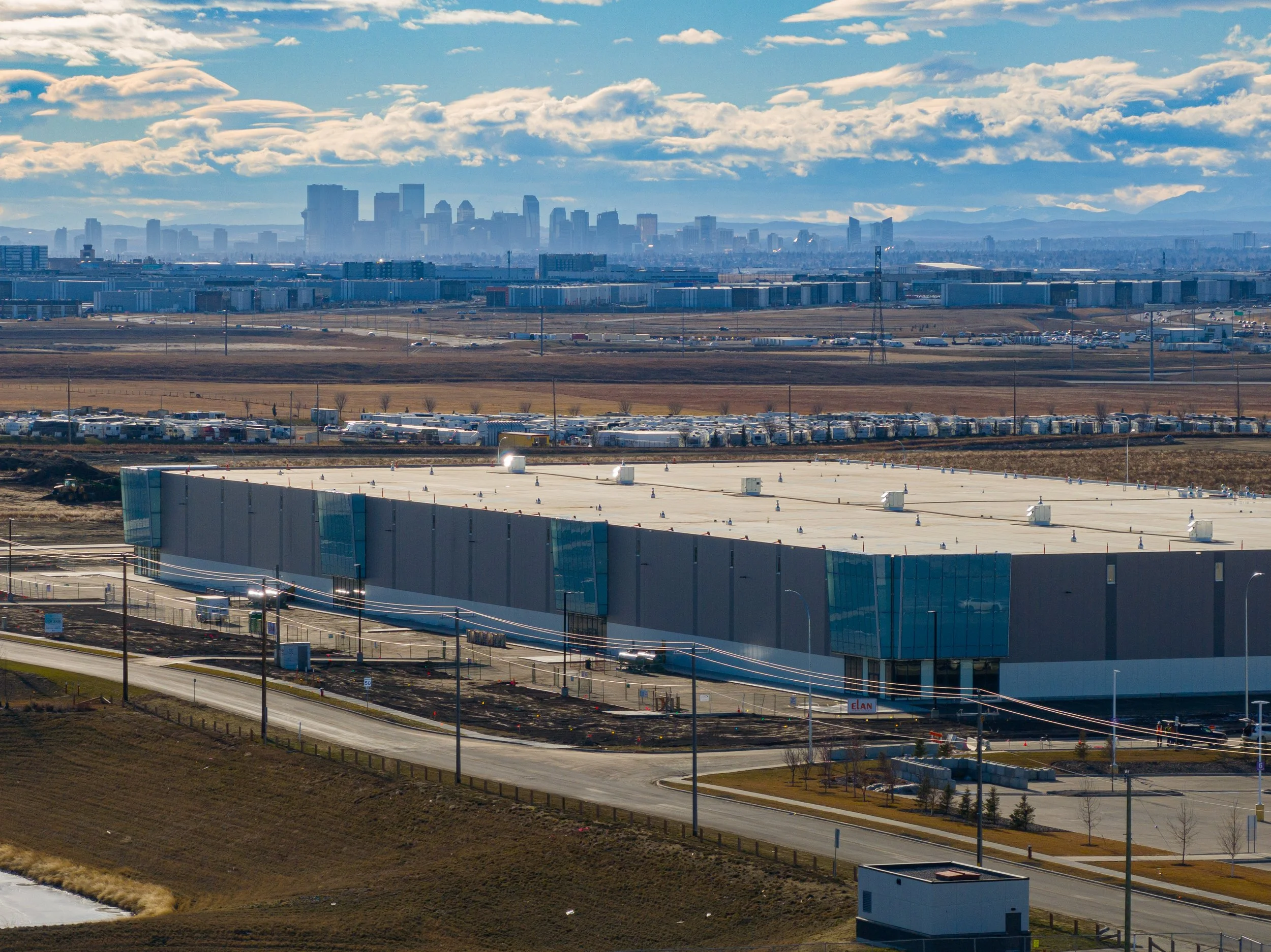 Day view before Landscaping was completed in the spring of 2025