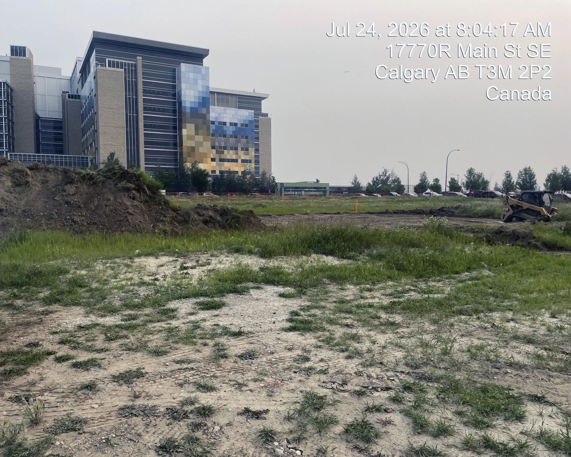 Ground pre-ground leveling work