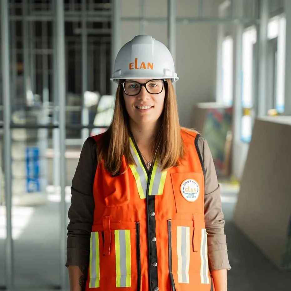 Photo of Megan Heimann, Operations Manager of Elan Construction