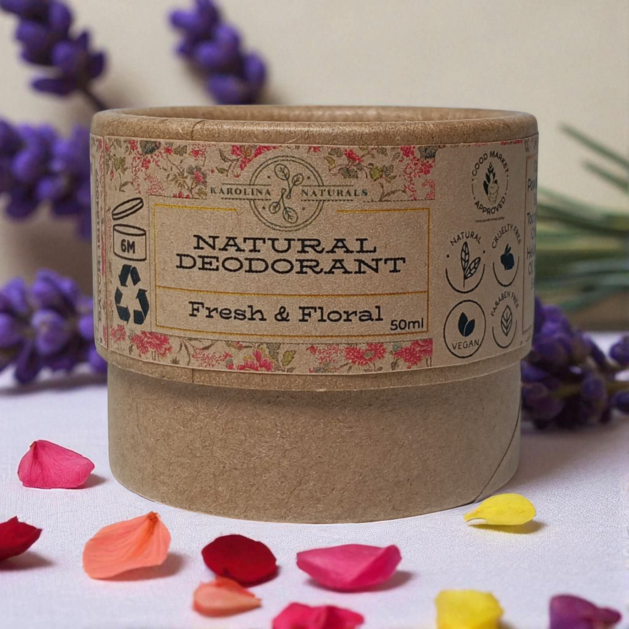 Natural Cream Deodorant in 8 Fragrant Scents
