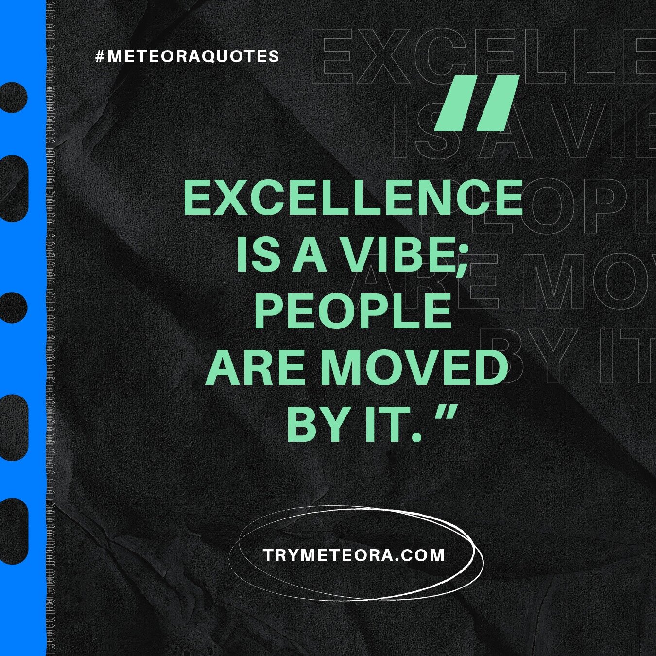 Excellence in every design.

Excellence in our serving.

Excellence in strategic planning.

Excellence in writing and communication.

Excellence is, in itself, a result worth striving for.

Because excellence translates to authenticity.

Sometimes yo