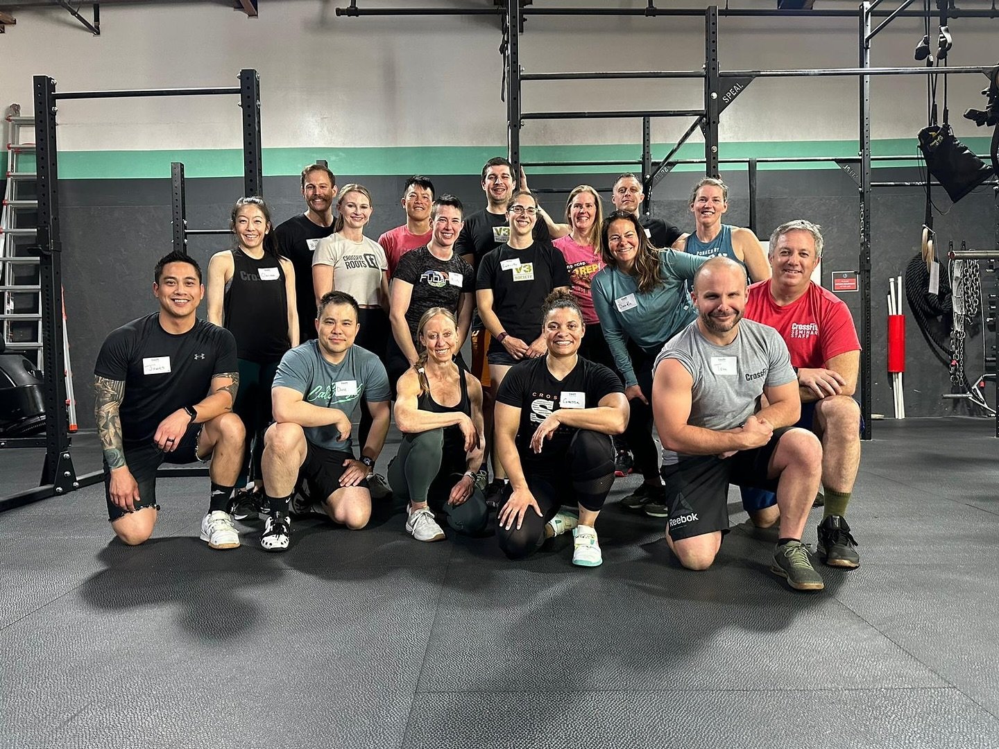 Congrats to Coach Canessa on getting her CrossFit L2 Certification! @canessa21 Check her out in the front row repping CrossFit South Park!
