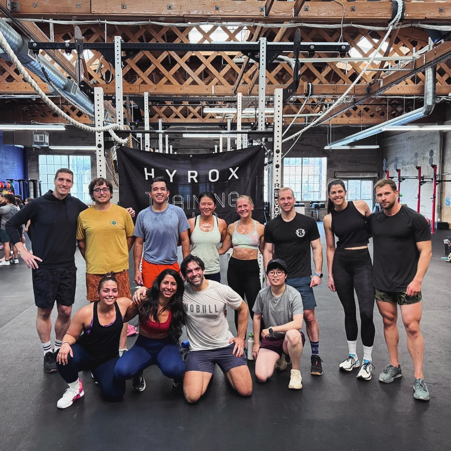 Cheers to our first HYROX class this morning! 💪 See you Tuesday 6AM and Thursday 6:30PM.