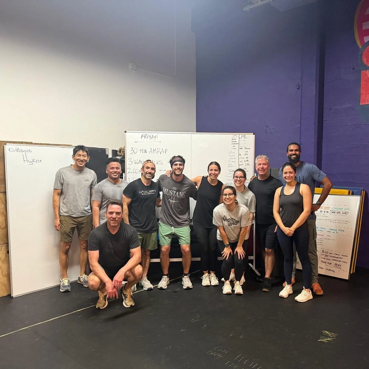 This was a good one!

AMRAP 30:
3 wall walks
200-m run
1 deadlift
- Deadlift load is 80-90% of 1-rep max.