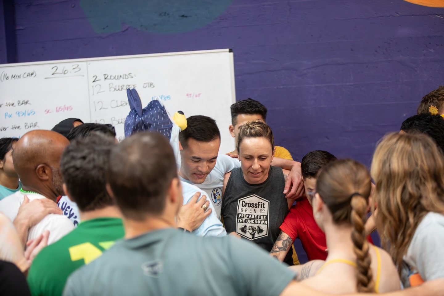 What an incredible way for our community to come together last night to close out @crossfitgames Open 26.3. The energy, camaraderie and support were next level.