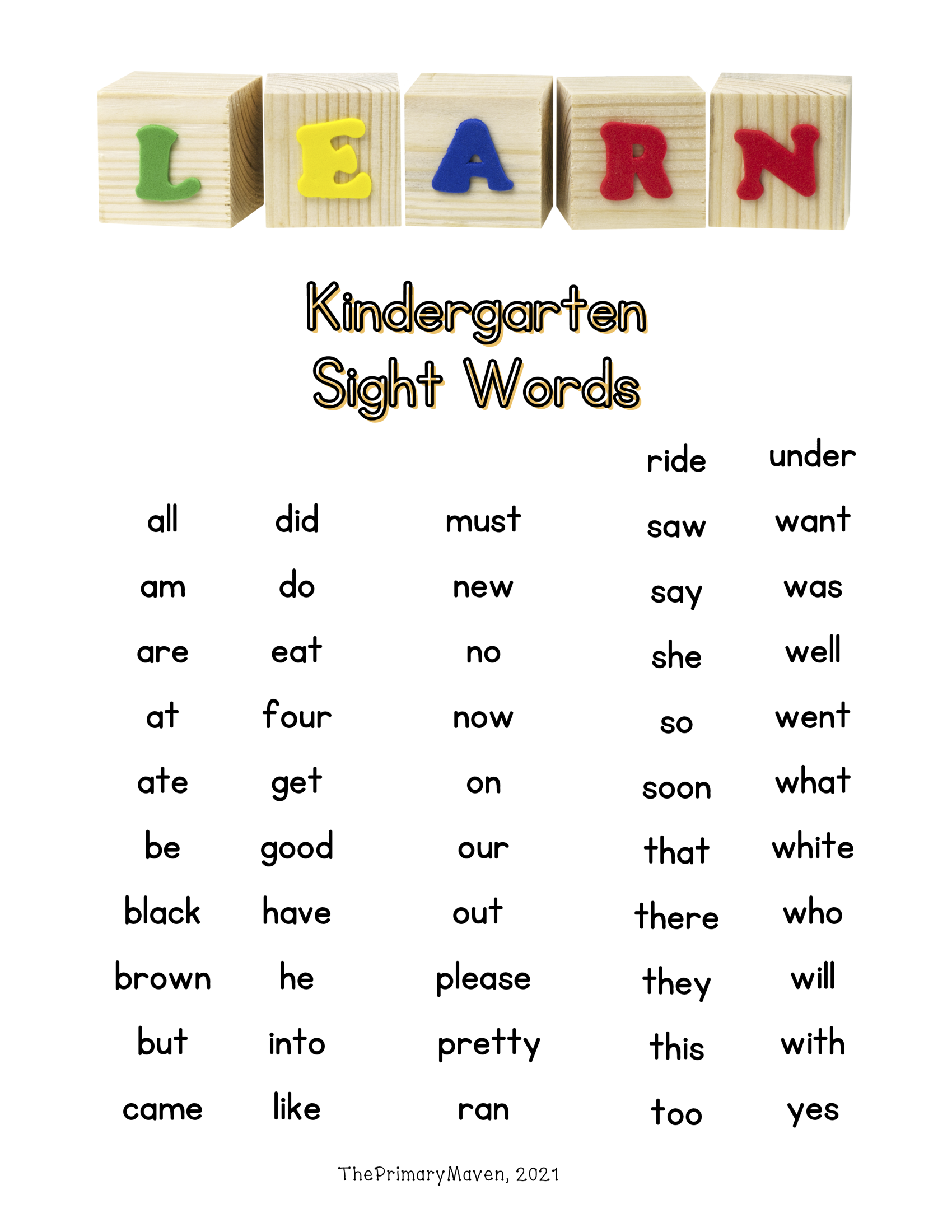 TPT RF.K.3c Kindergarten Sight words.png