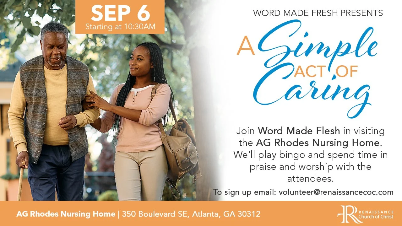 A Simple Act of Caring | AG Rhodes Nursing Home