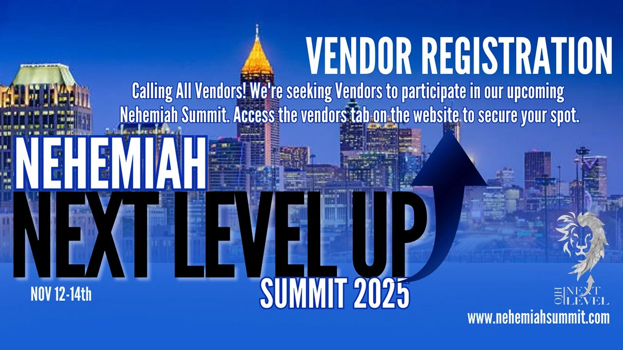 Nehemiah Summit | Vendor Registration
