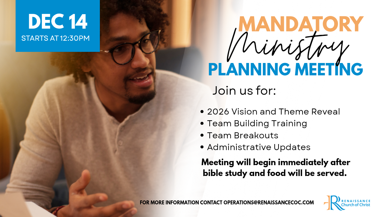 Ministry Planning Meeting