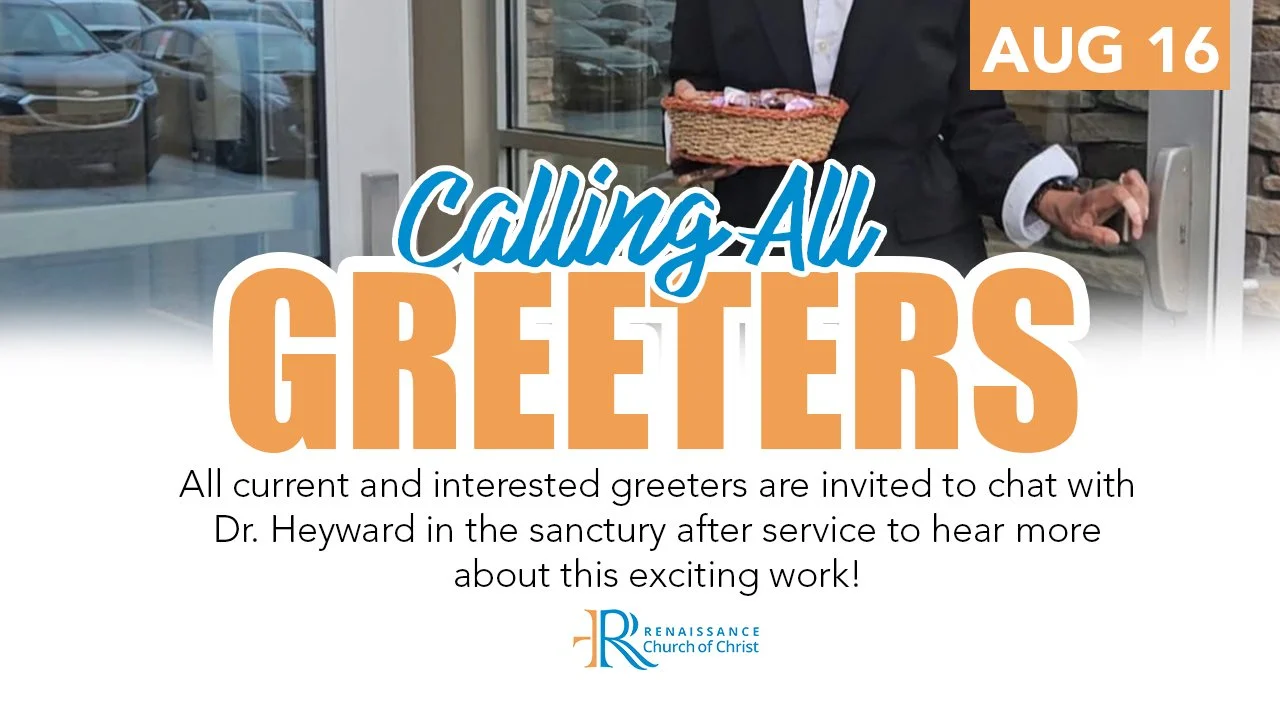 Greeters Ministry Meeting 