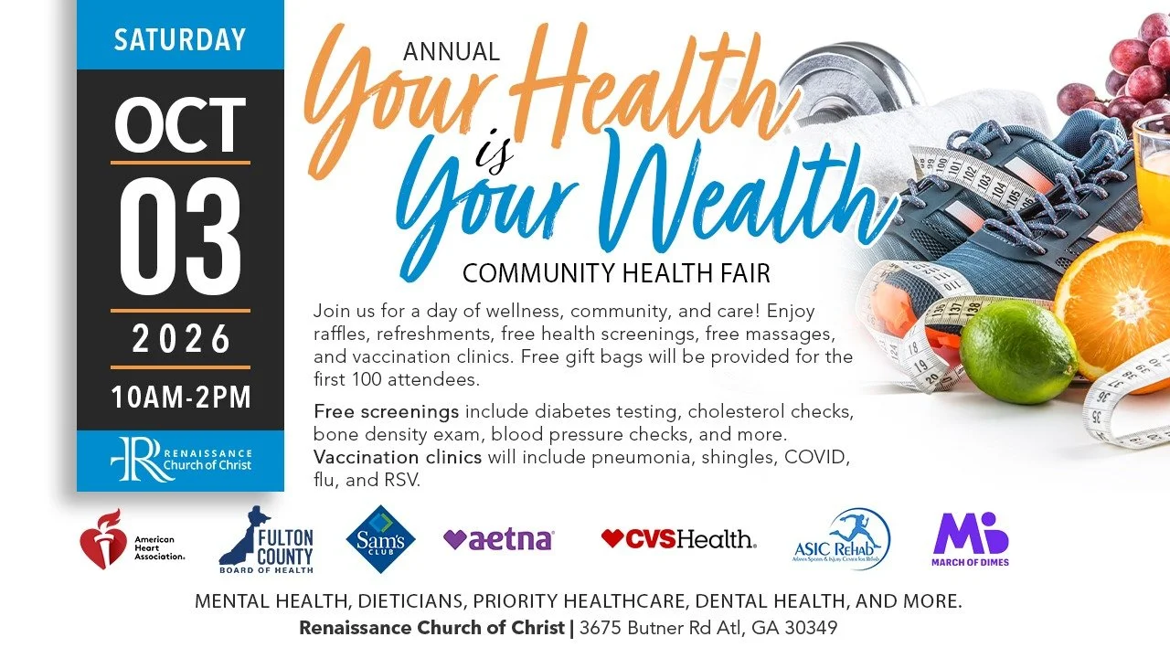 Your Health is Your Wealth Community Health Fair