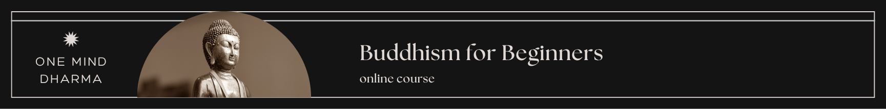 buddhism for beginners course