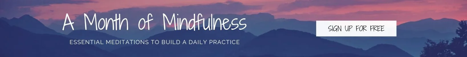 a month of mindfulness online course
