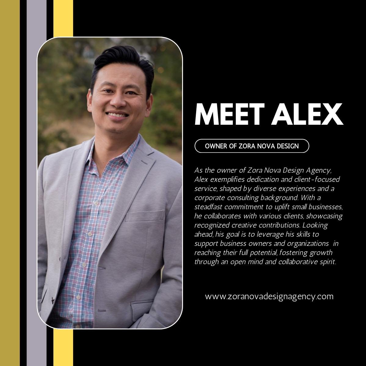 🌟 Meet Alex, the creator of ZNA Brand 💻🌐Specializing in websites, branding, SEO, and beyond, Alex is your go-to expert for taking your online presence to the next level 🏆 Let's turn your vision into digital reality! 

#ZNAbrand #digitalmarketing 