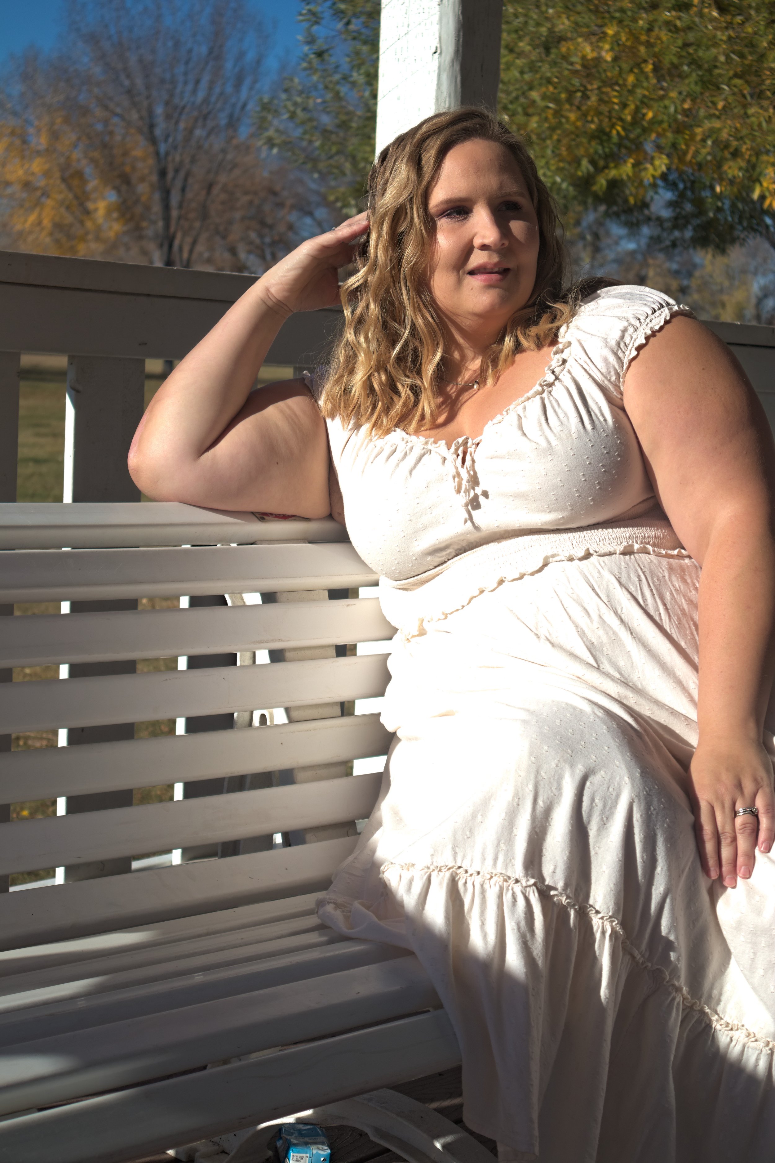 Candid photo of Christina, the founder of the Follow-Through Framework, showing the human side of private coaching.