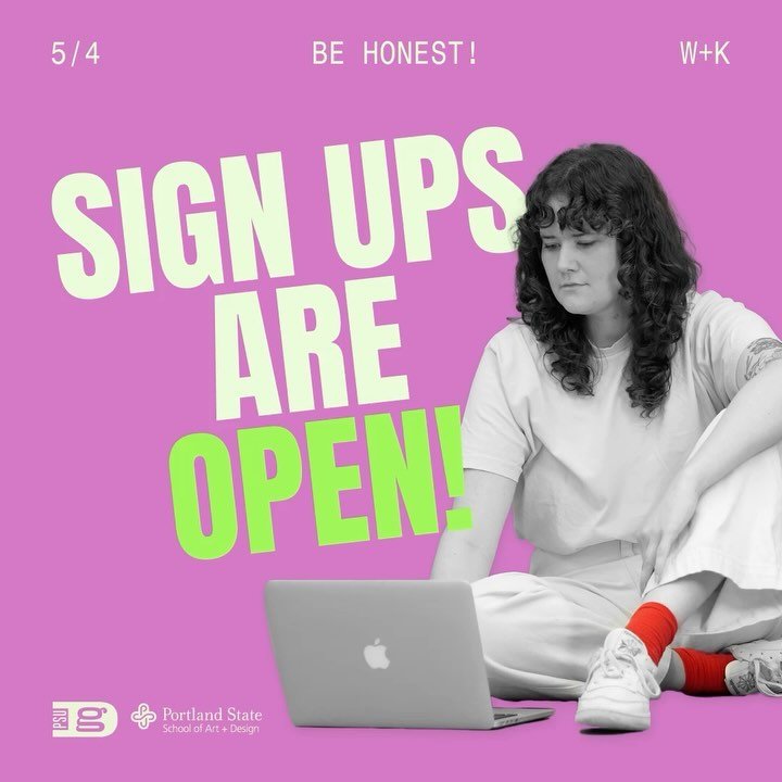 ATTENTION ALL PSU DESIGN STUDENTS‼️ Sign ups for Be Honest 2024 are officially ✨open✨ The link is ((in our bio))

We will be hosting an info session in the coming weeks so keep checking back here for updates! 

&bull;&bull;&bull;&bull;&bull;&bull;&bu