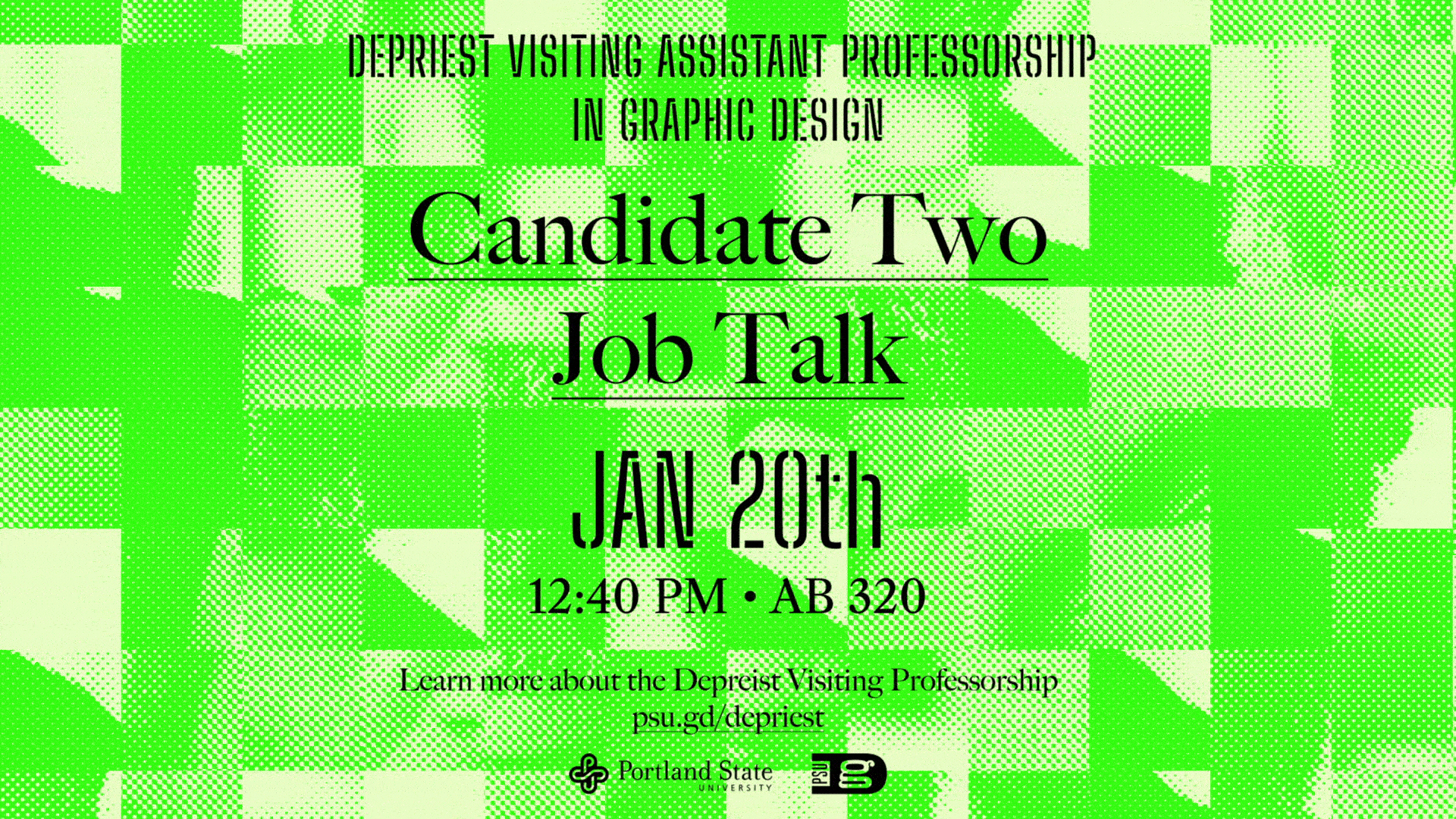 Come meet our DePreist candidates!