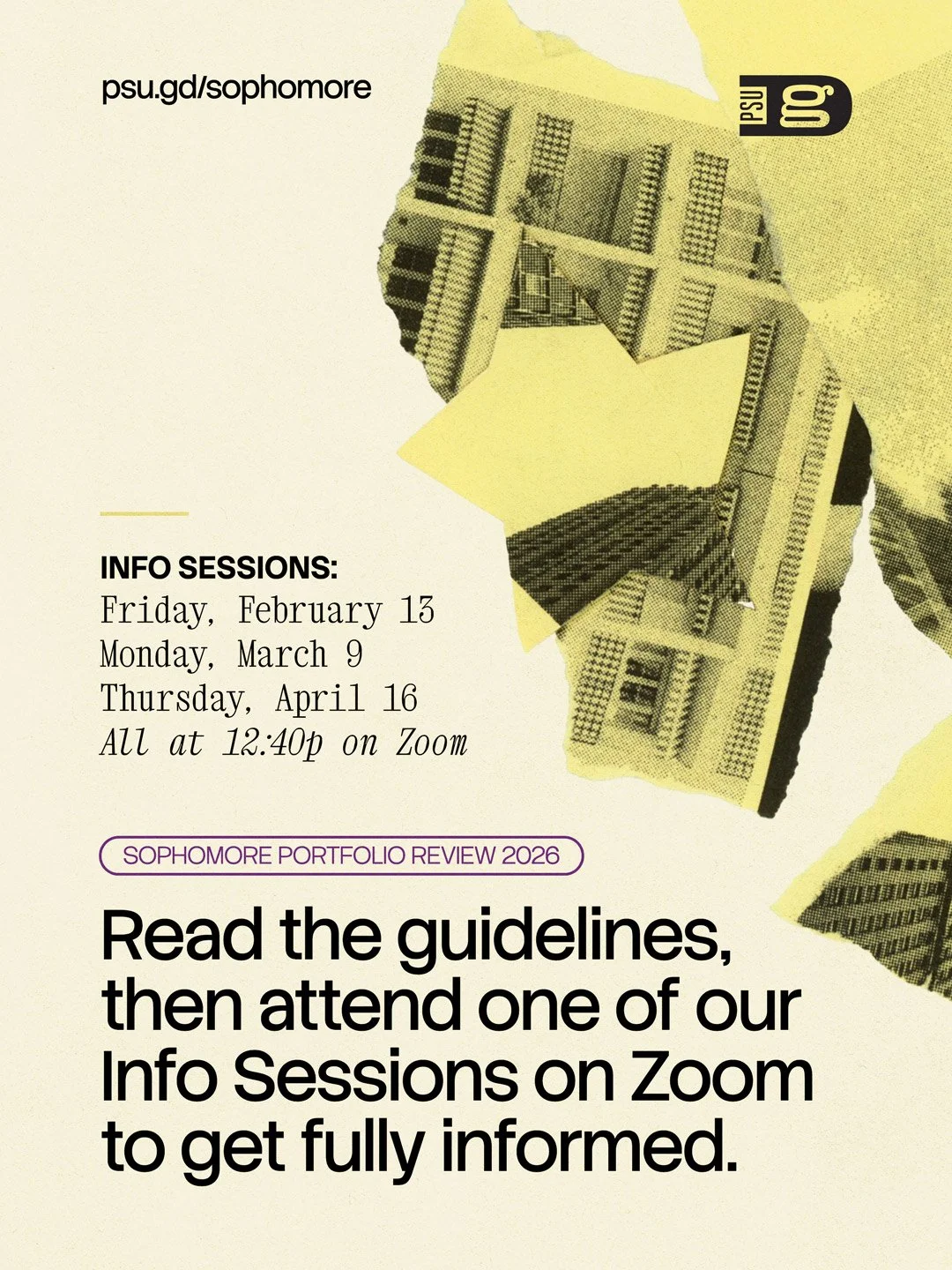 Sophomore Portfolio Review Info Session 1