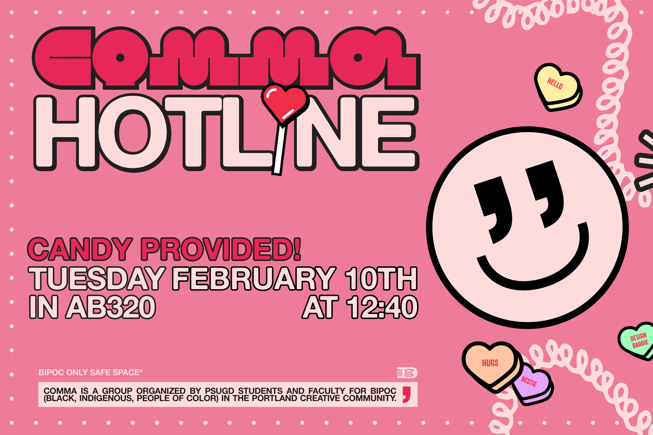 Comma: Valentine’s Day Edition!