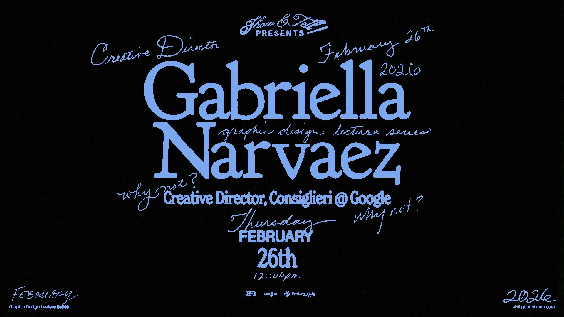 Show &amp; Tell: Gabriella Narvaez, Creative Director, Consiglieri @ Google