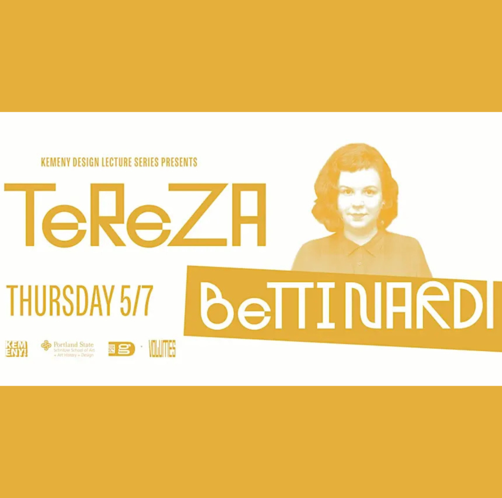 PSUGD Kemeny Lecture Series Presents: Tereza Bettinardi