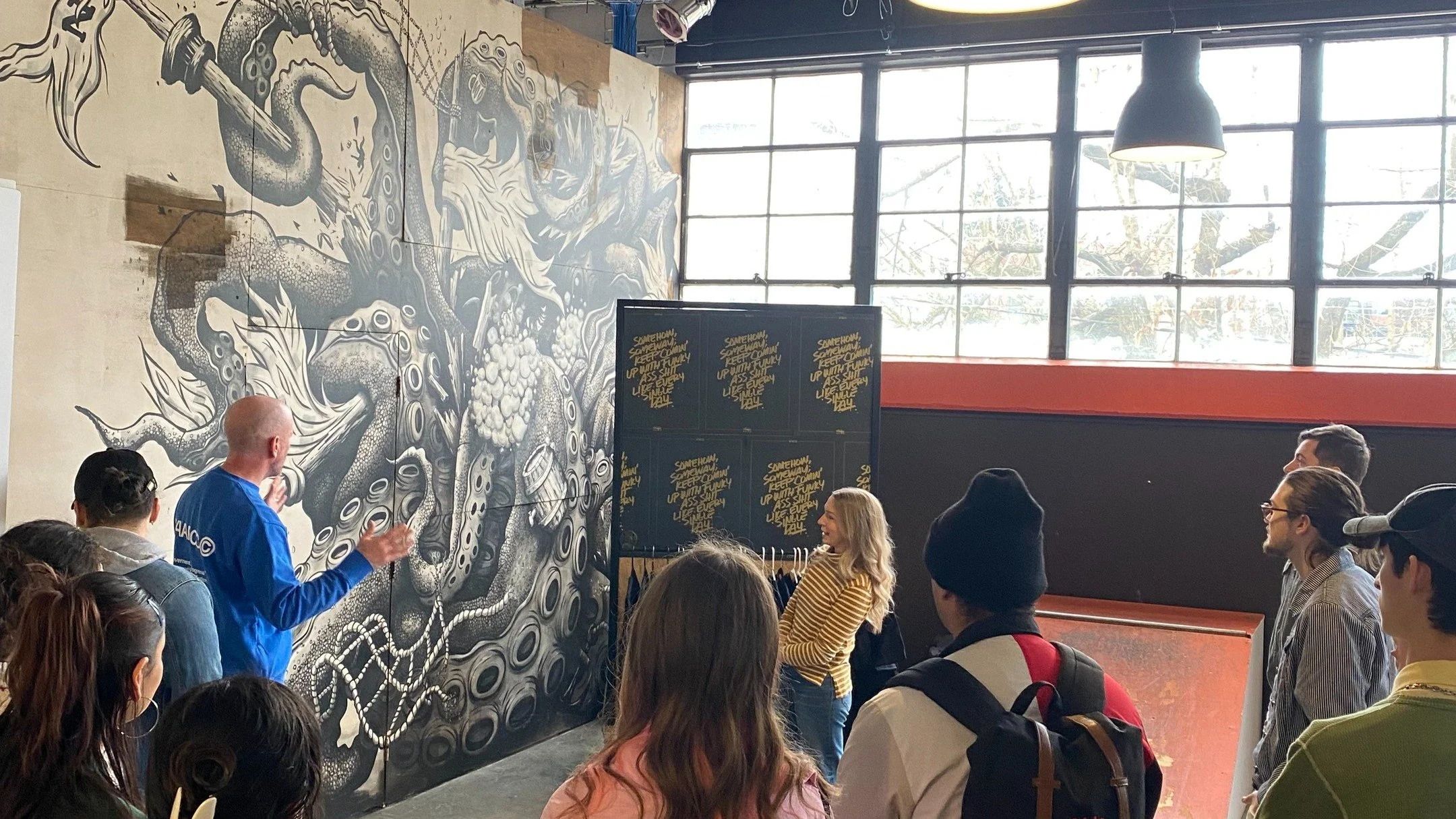 It was such a blast going to @nemodesign and @plink.graphics with @psudesignclub! Thank you so much for doing all that you do and for giving us a sneak peak into the worlds you create.