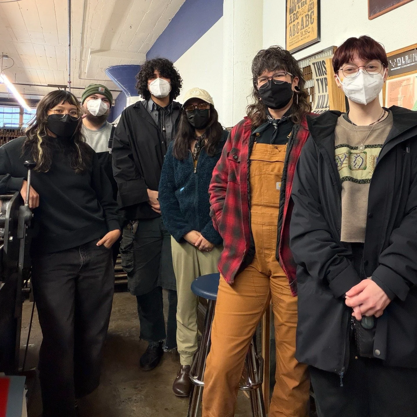 This Rodeo team went on a field trip to the IPRC! Special thanks to Leland and Kathleen for working with us, and thank you to @iprc_pdx for showing us around!

The Independent Publishing Resource Center is a nonprofit community print studio, zine lib