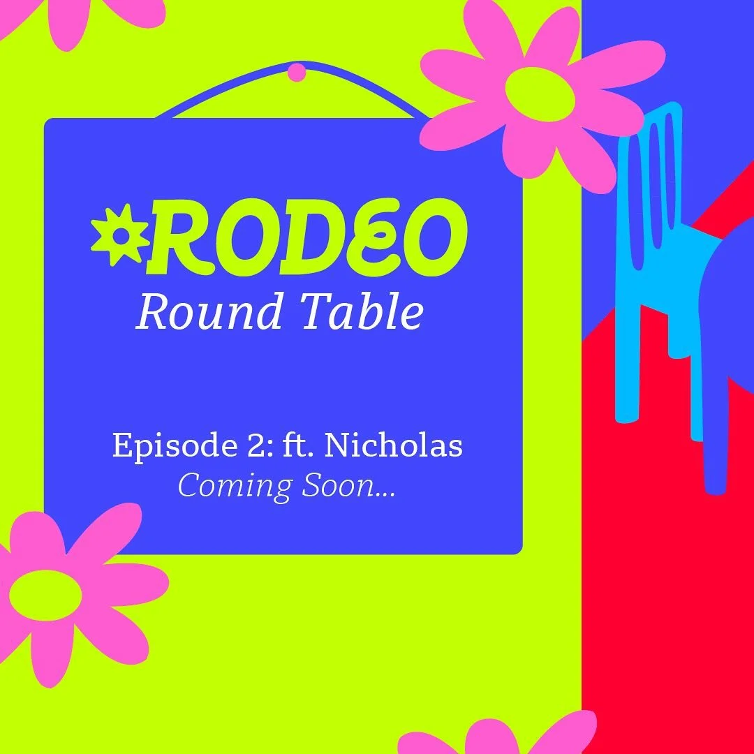 Tune in real soon for Rodeo Roundtable episode 2, featuring @nzap720 ‼️🤠 Get real time scoop on what goes on in Rodeo, what work people are wrangling, and things people are belly-aching about!