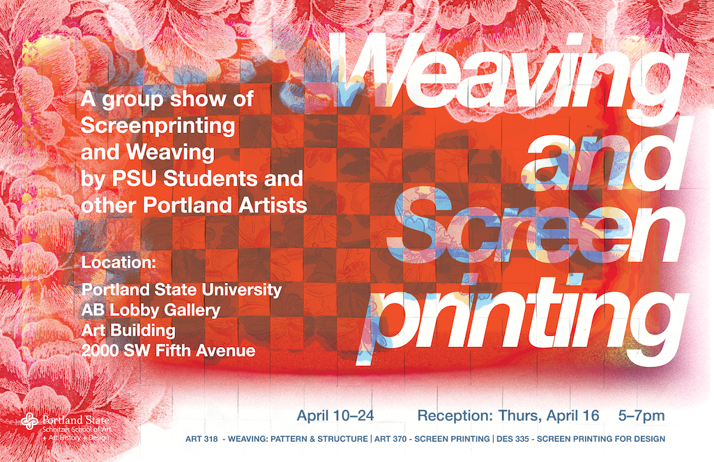 Ink x Thread: Weaving + Screen Printing Opening Reception