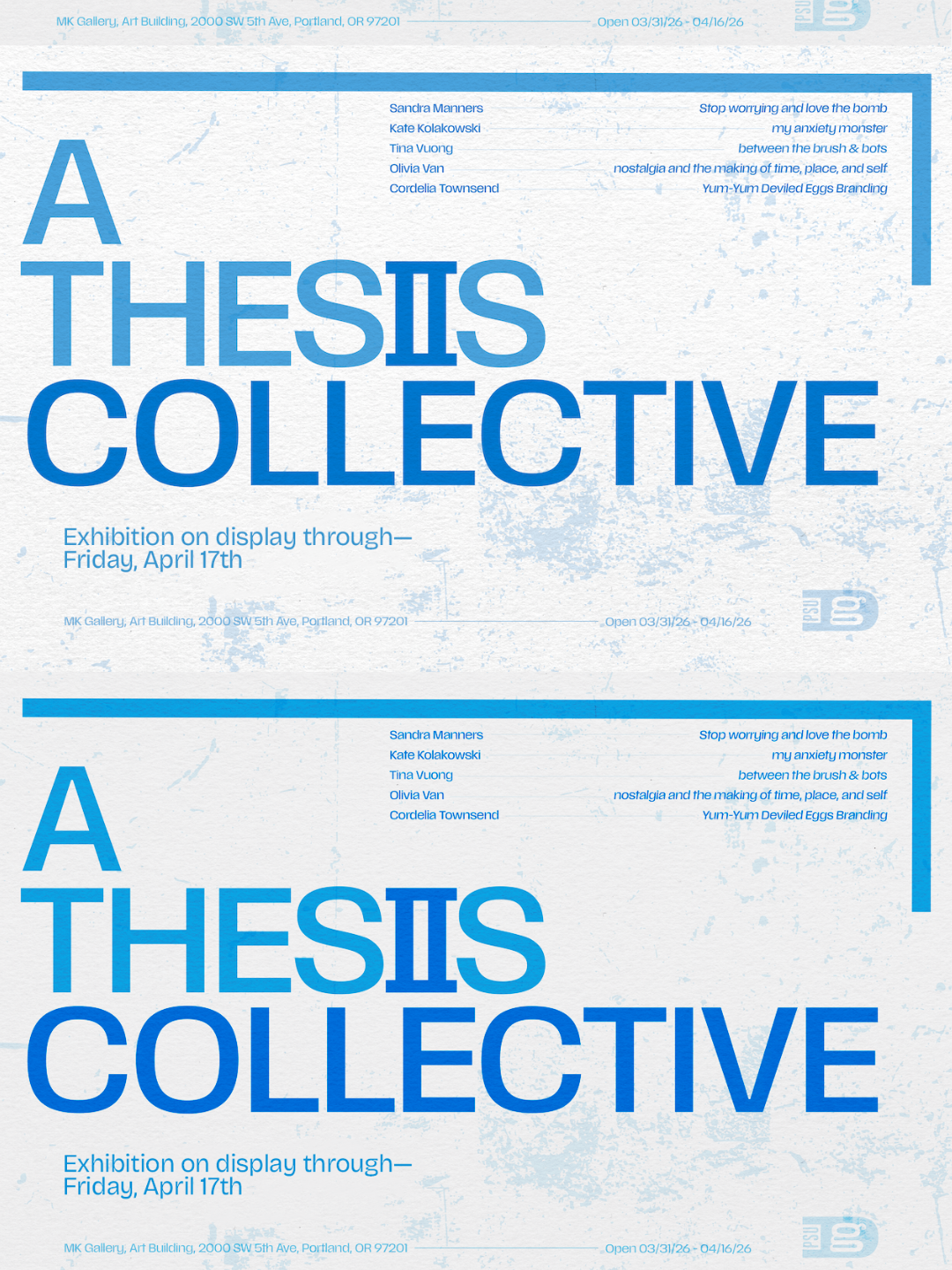 THESIIS COLLECTIVE: A collaborative showcase from students of DES 471