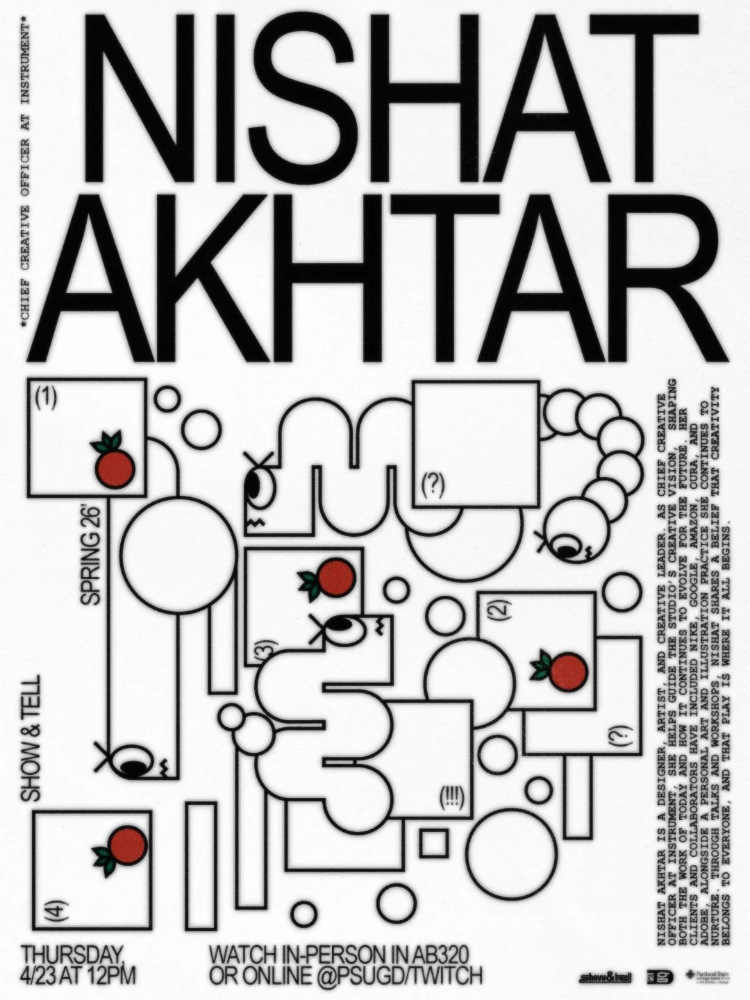 Show & Tell lecture series: Nishat Akhtar