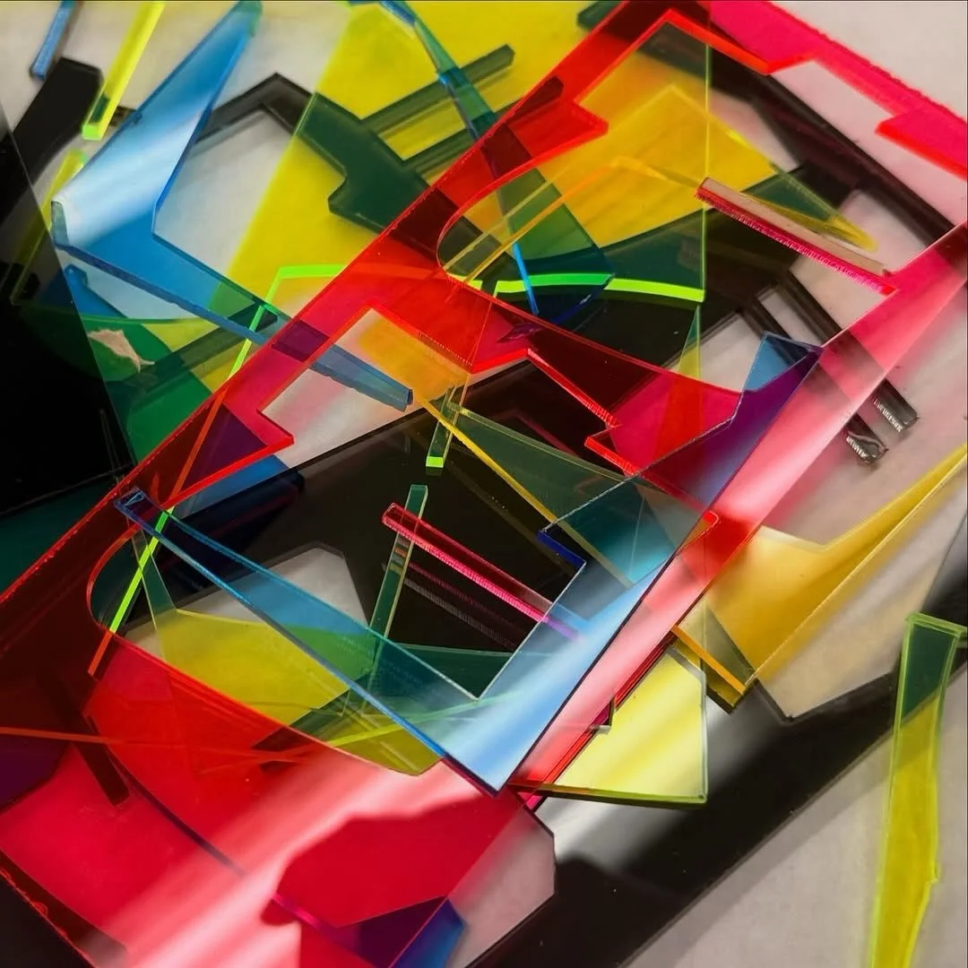 We love seeing what folks are prepping for Be Honest! This pile of acrylic that @justic3.designs 
is so satisfying! Come out on May 2nd to see what they are making! 

Repost&bull; @justic3.designs Something about working with Acrylic is just so fun. 