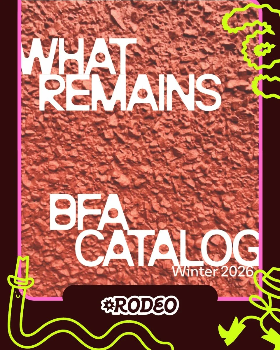 Hi from the BFA Catalogue team! Our mission this term was to set up a design system and lay the production foundations for the Spring team to create a beautiful catalogue that will showcase the BFA and MFA graduates&rsquo; thesis work. Mostly our job