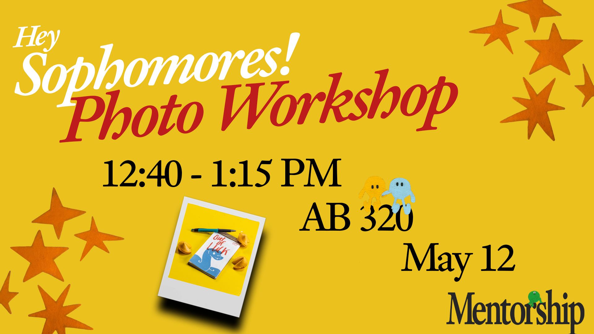 Mentorship Photo Workshop with Special Guest, Eli 