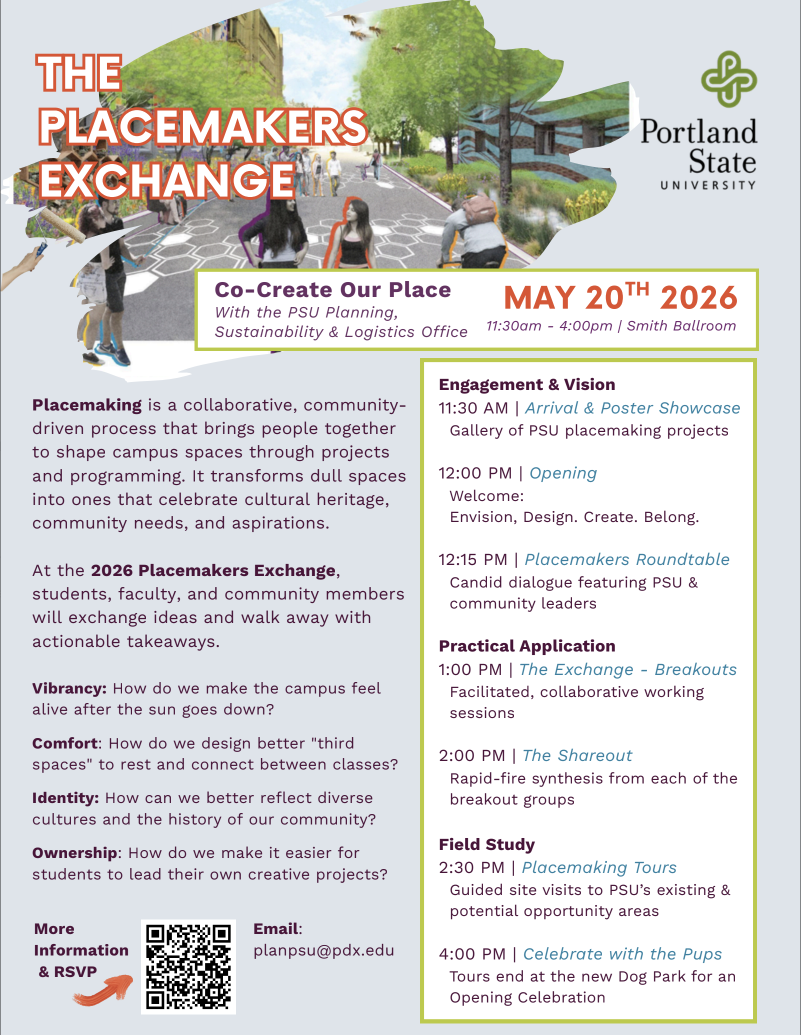 The Placemakers Exchange is calling all designers, thinkers, & community-builders.