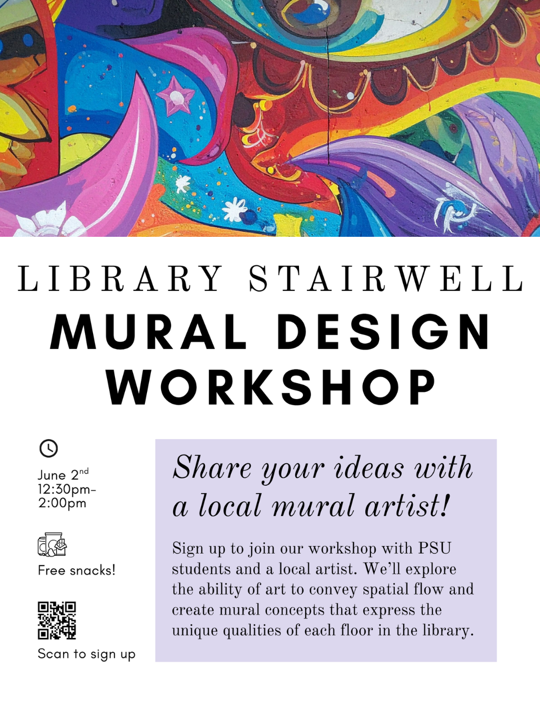  Library Mural Visioning Workshop!