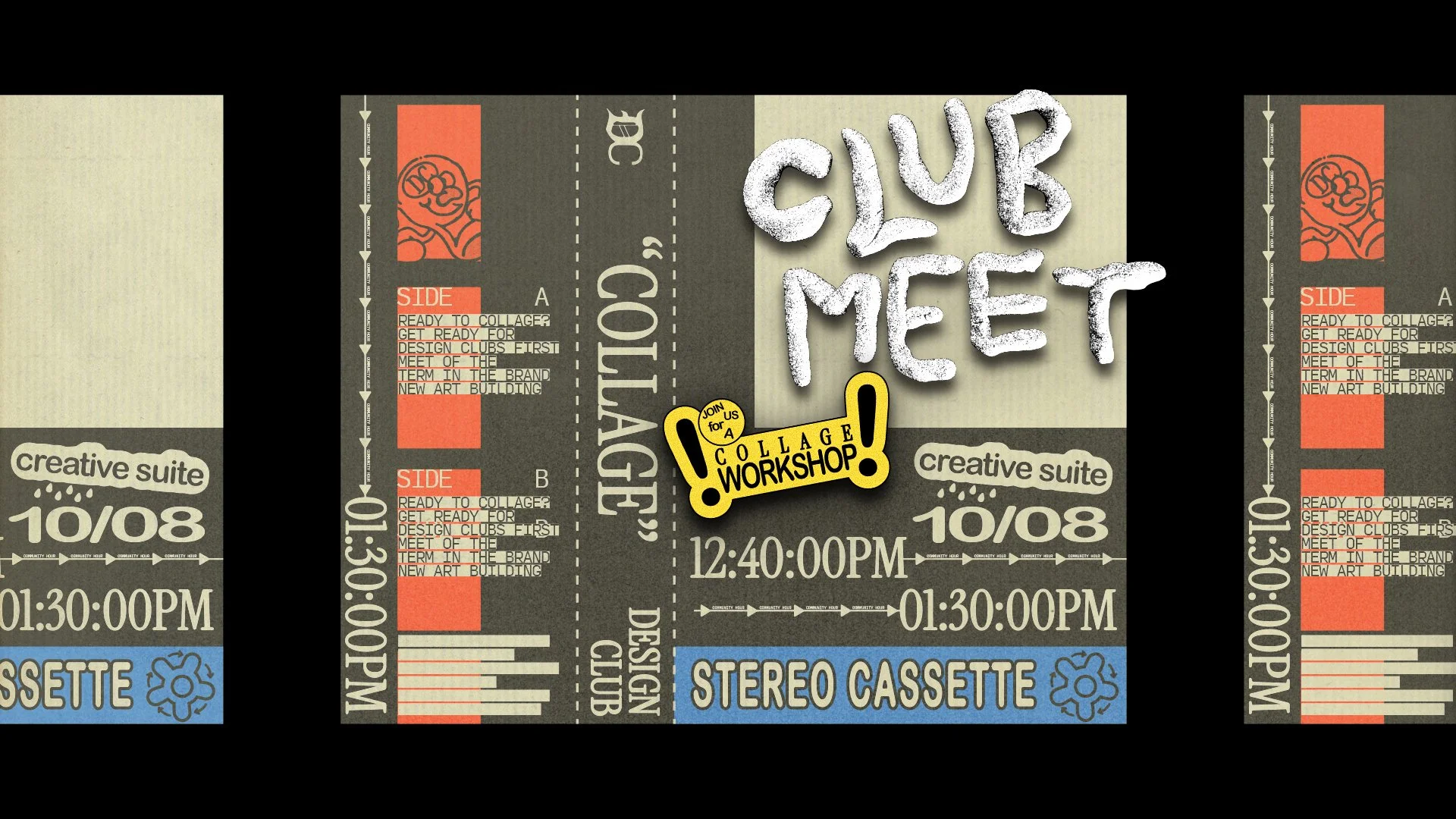 Come to the NEW creative suite for a lunch of collage and friendship!