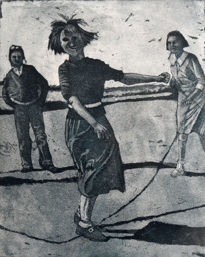 Jumping rope (following a photo by Rondal Partridge)