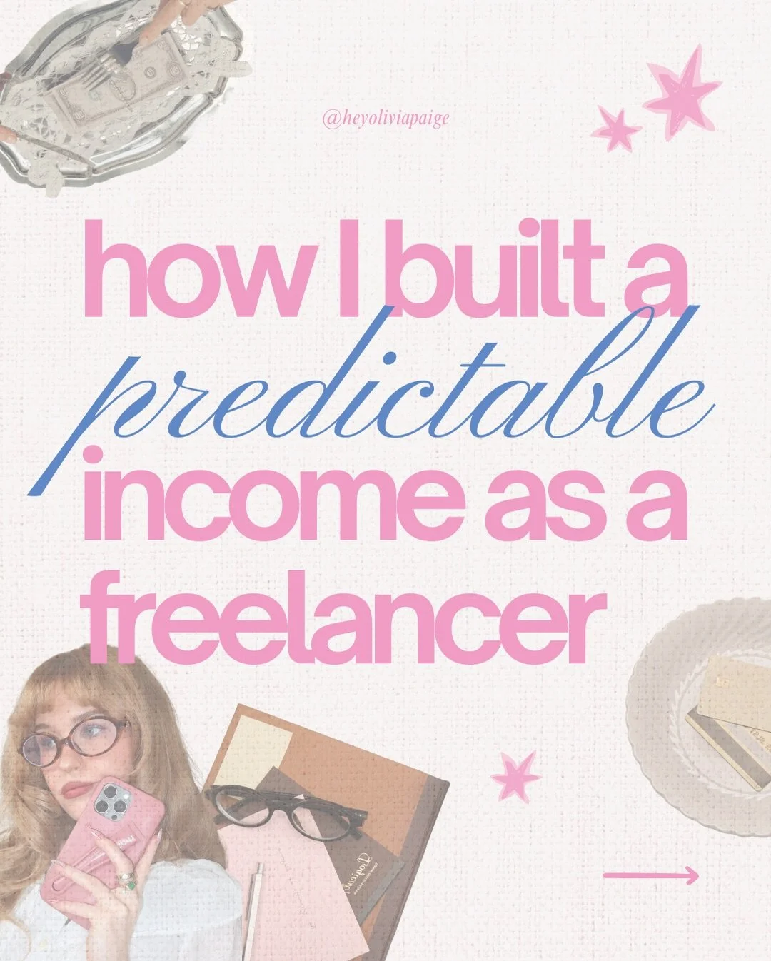 not my usual content, so let me know if you would be interested in more posts about freelancing! 📋🍸✨

believe it or not, your freelance business can bring you stability if you set it up the right way - here&rsquo;s how I built a predictable income: