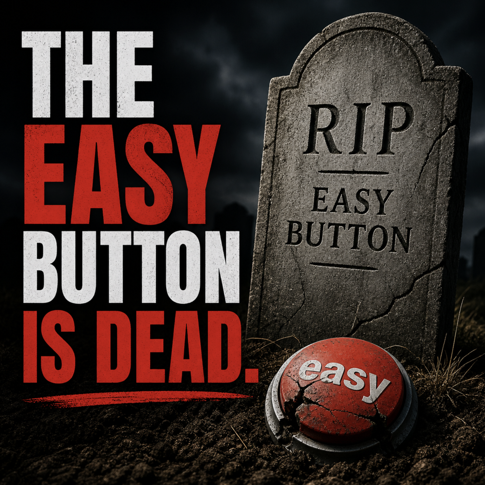 The Easy Button Is Dead.