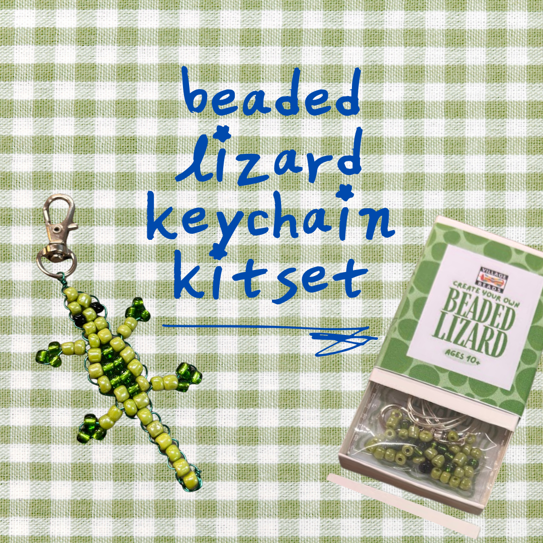 Matchbox Kitset: Beaded Lizard Keychain