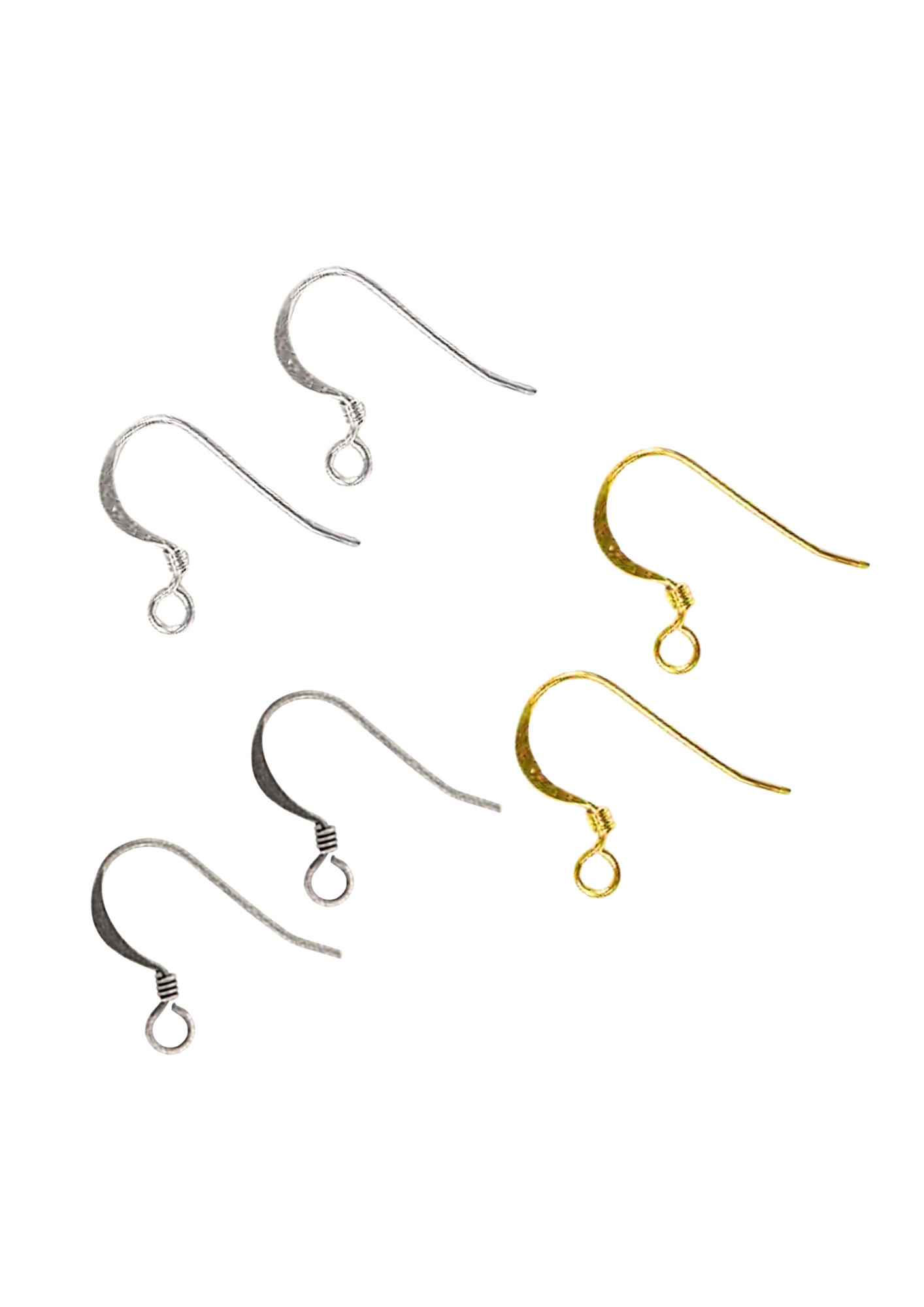 Zulu Earring Hooks- Pack of 10 Pairs