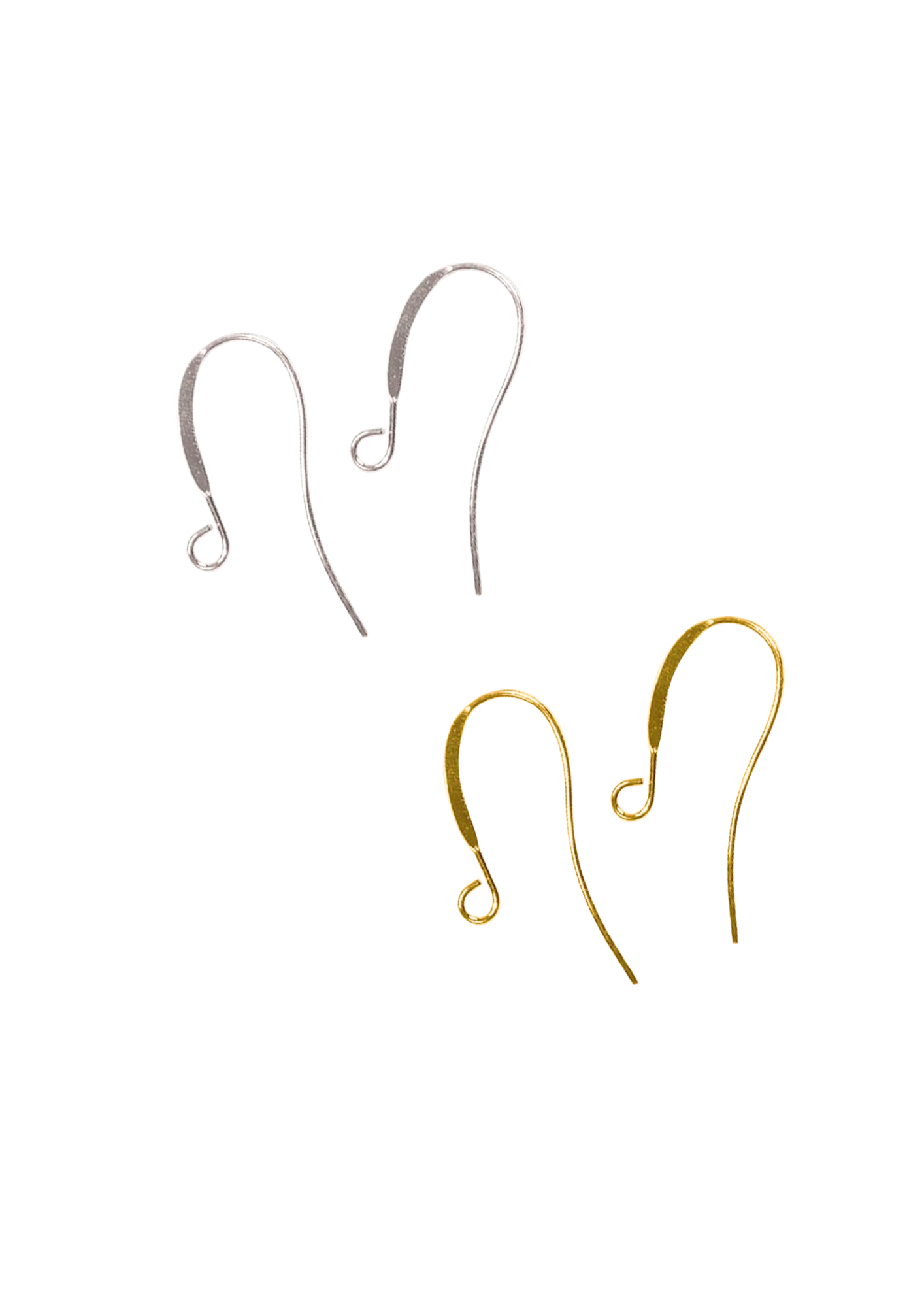 Long Earring Hooks - Pack of 10