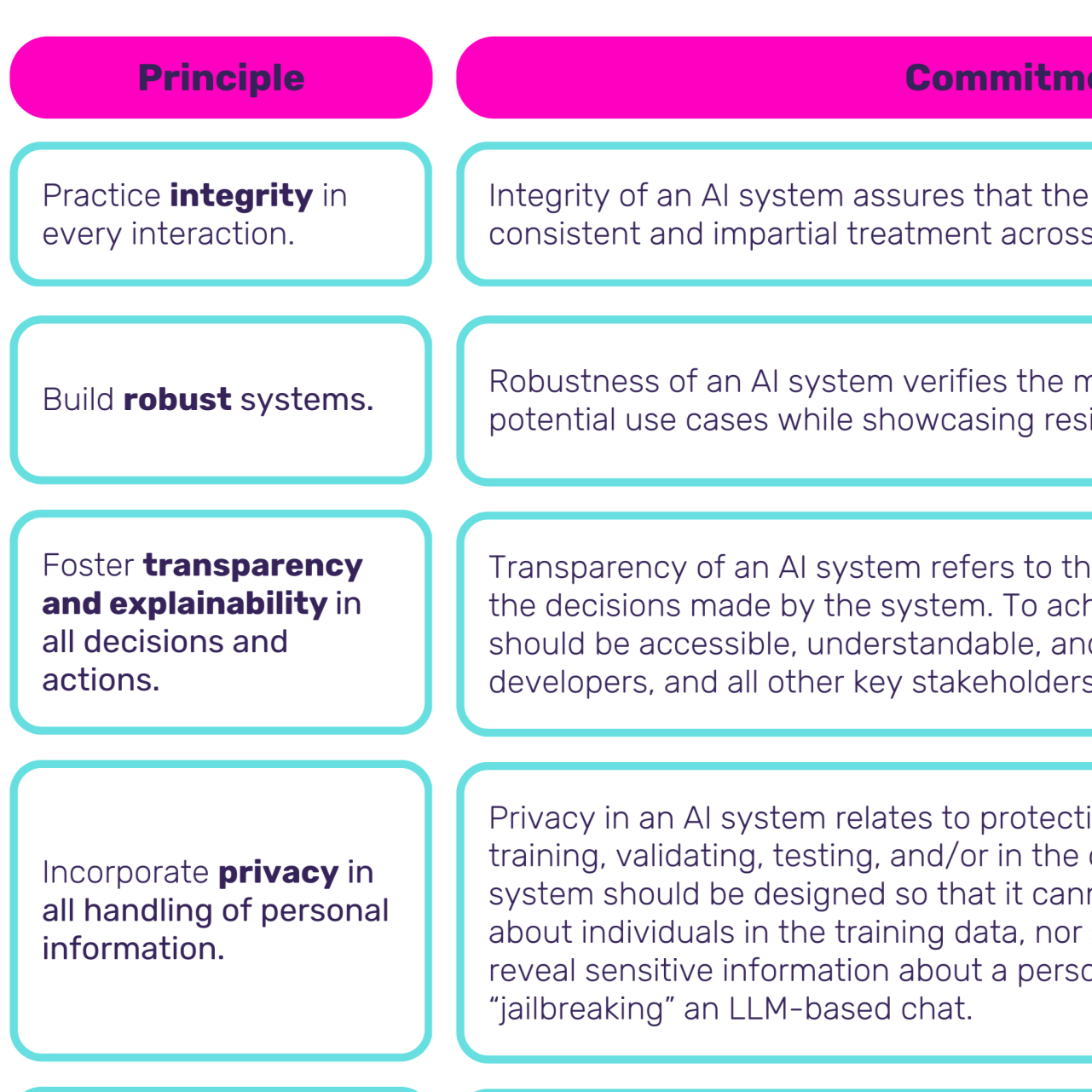 AI Principles Framework