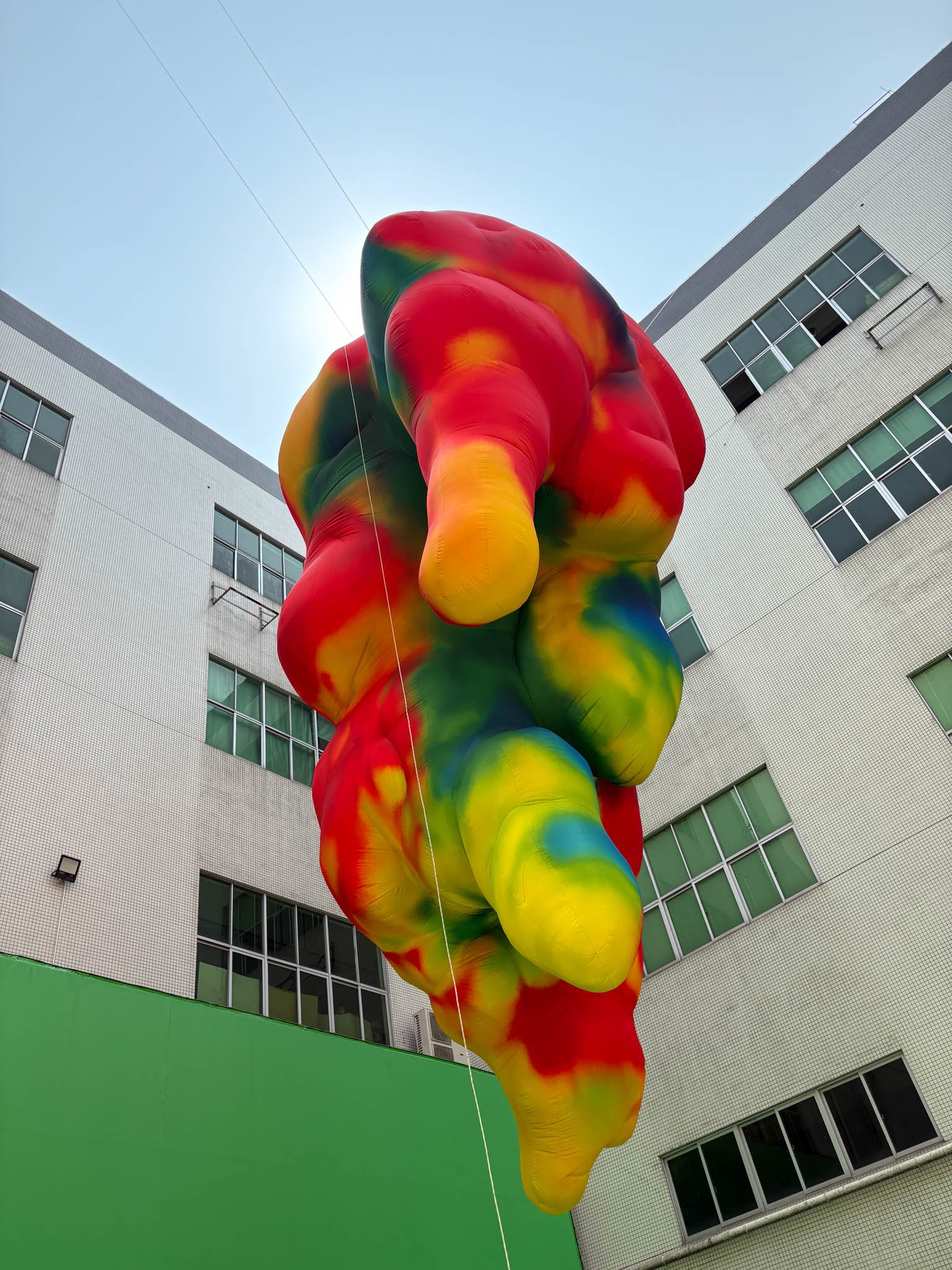 Judy Darragh, Ether test inflation, image courtesy of UAP Urban Art Projects.