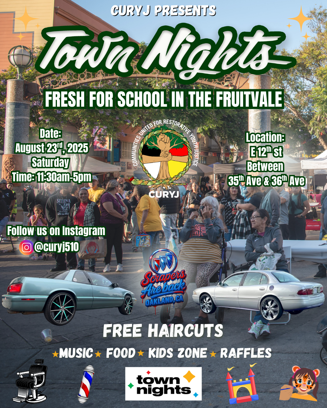 CURYJ: Town Nights @Fruitvale Transit Village