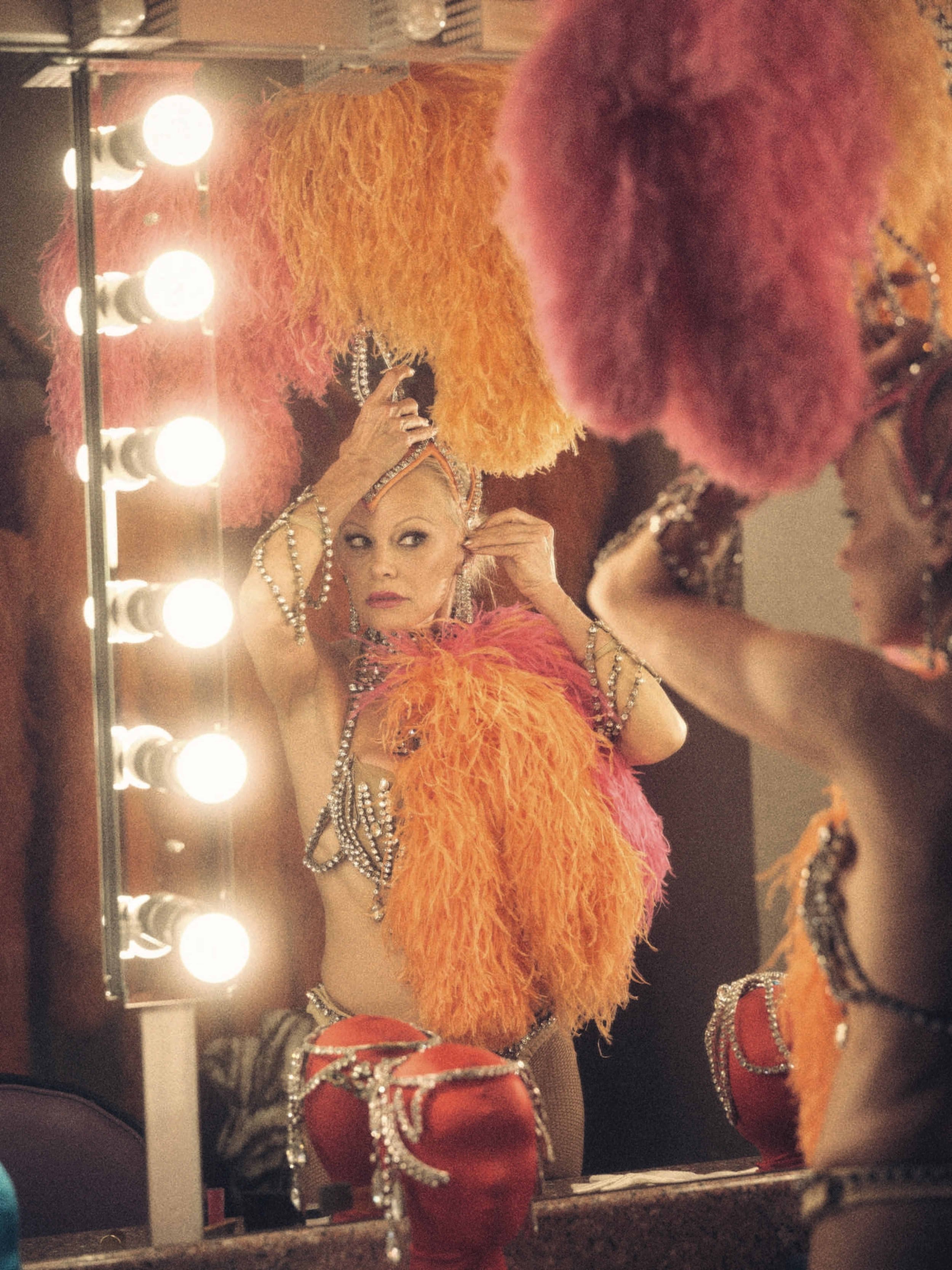 Pamela Anderson as Shelley in The Last Showgirl