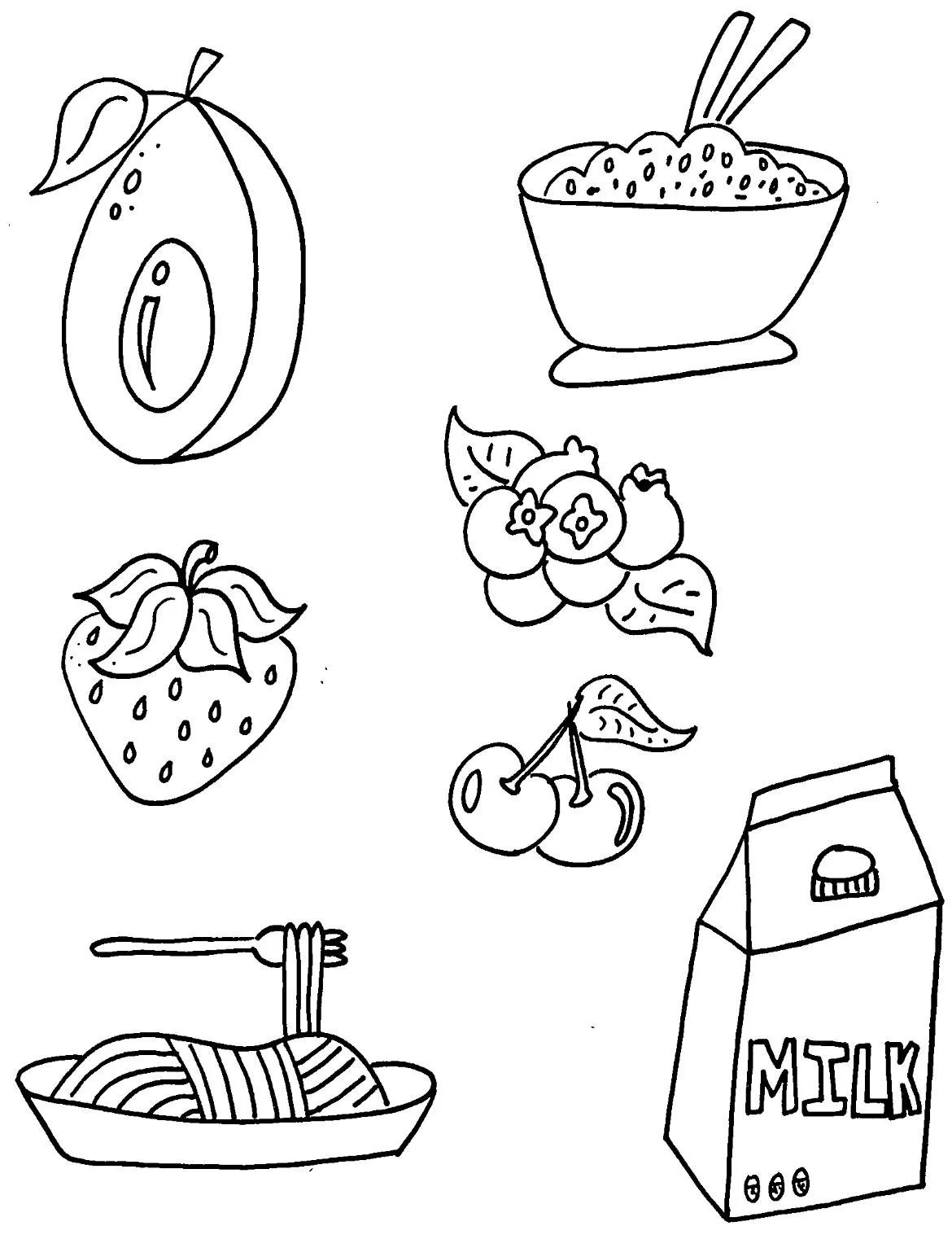 Book 6: Fine Motor Food Activity