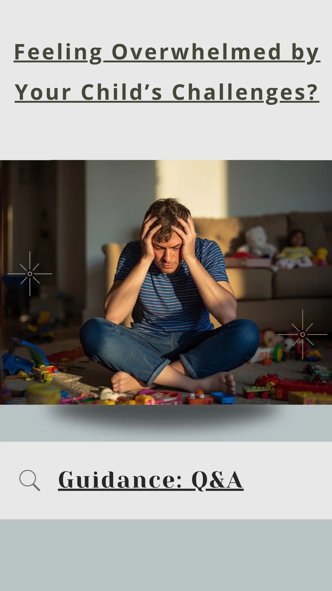 Parent feeling overwhelmed seeking guidance for learning challenges